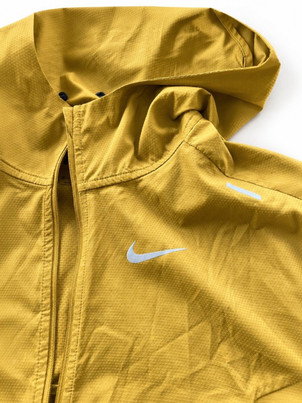 Nike Running Hooded Jacket - Mustard M